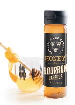 Bourbon Barrel Honey Plastic Squeeze Bottle 12 oz
