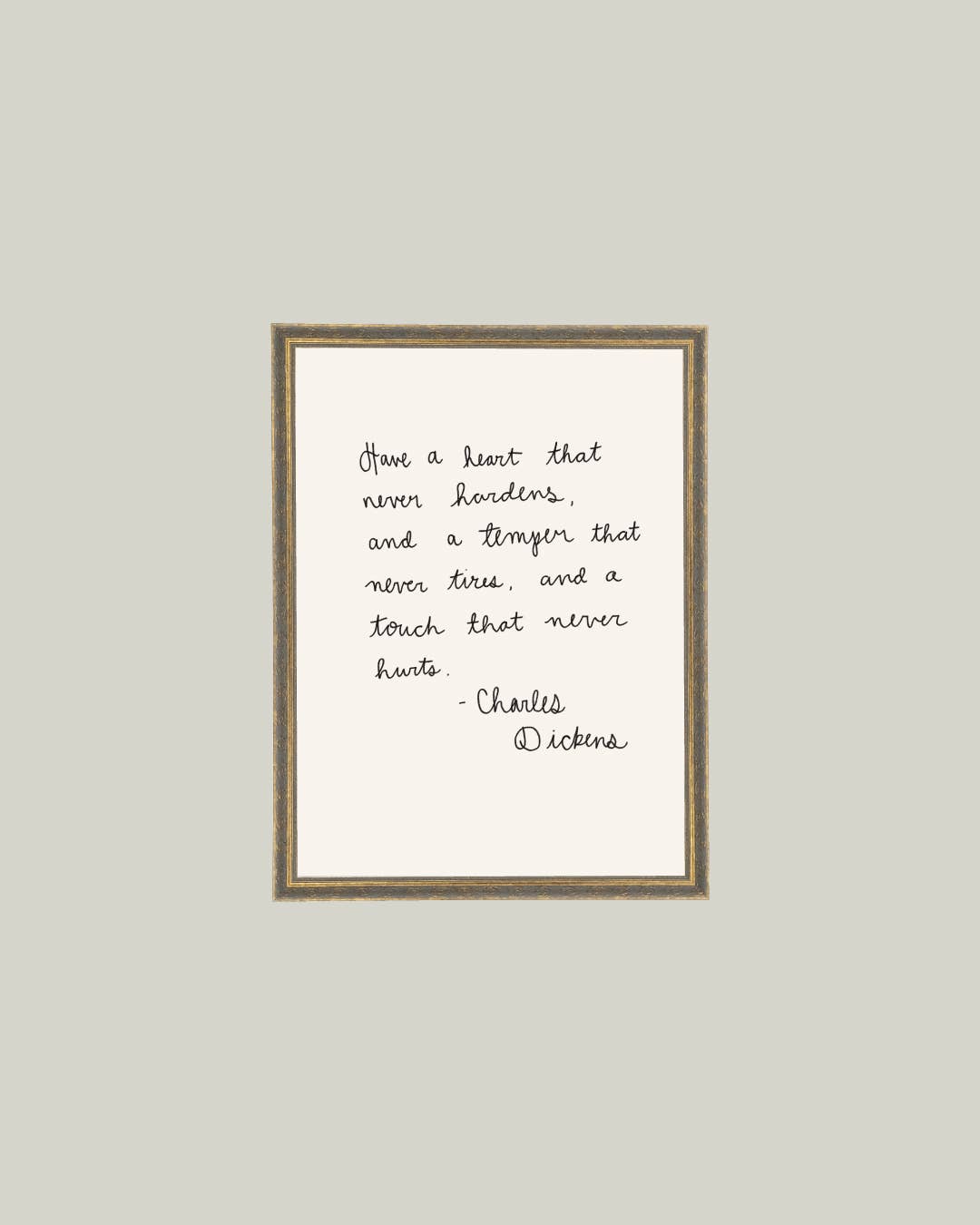Have A Heart Framed Antique Print