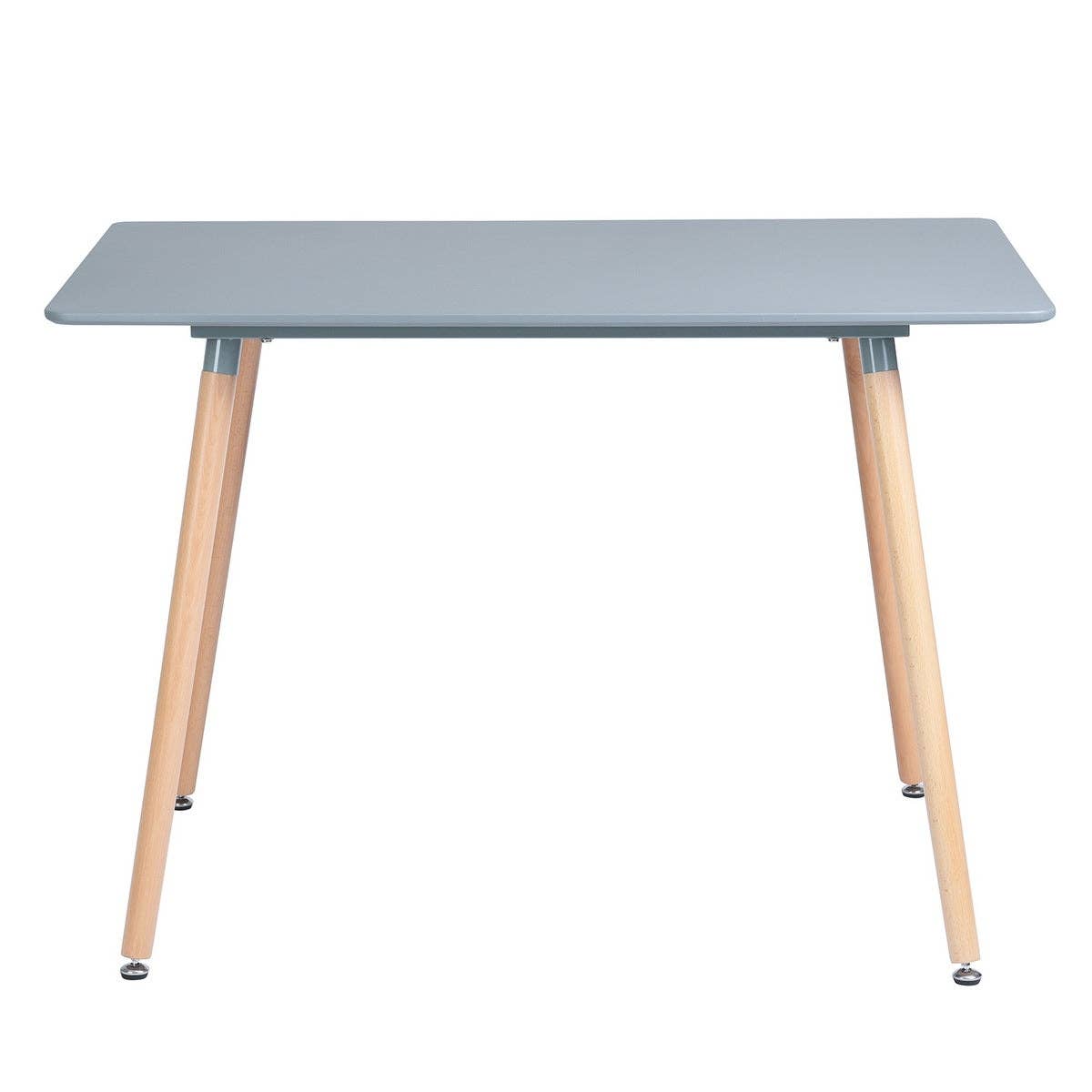 Modern 47.2” Rectangular Kitchen Dining Table - Grey