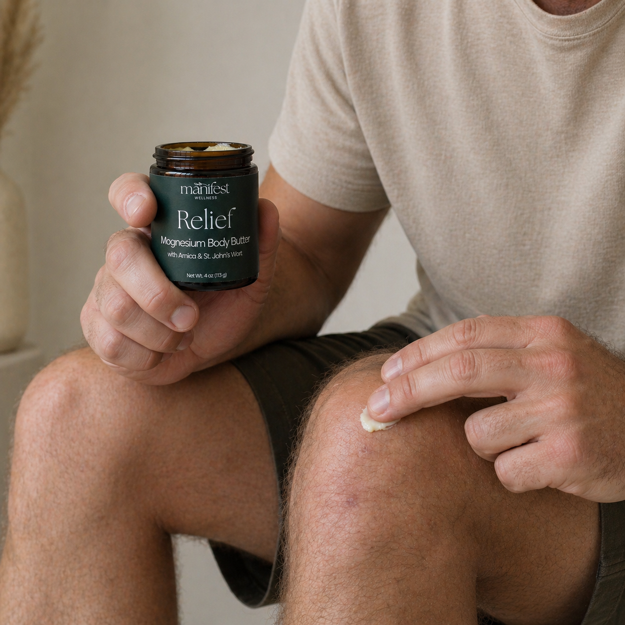 Magnesium Relief Butter Infused with Arnica + St John's Wort