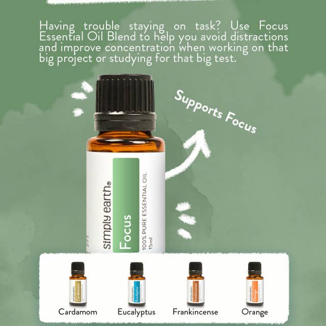 Focus Essential Oil Blend 15ml