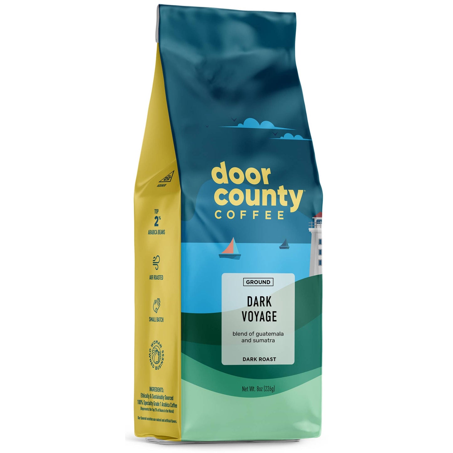 10oz Dark Voyage Specialty Coffee Dark Roast Ground
