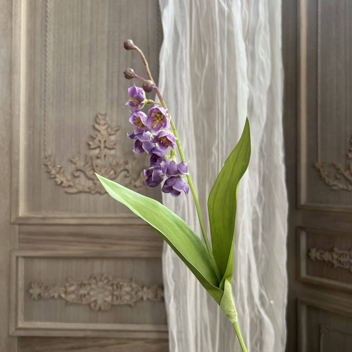15''T Faux Lily of The Valley Flower, Tiny Wild Flowers