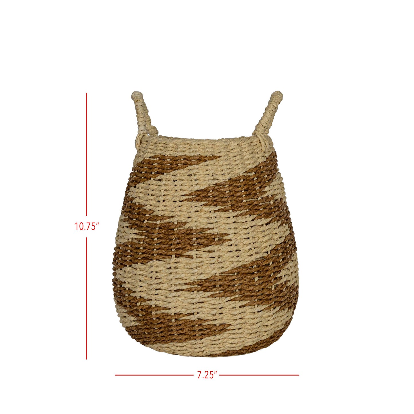Booker Brown Basket Woven Rope