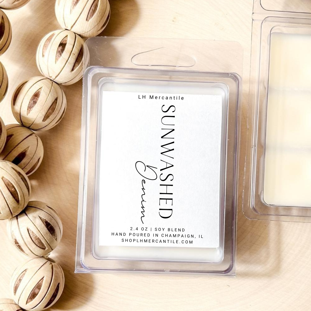 Sunwashed Denim Luxury Candle