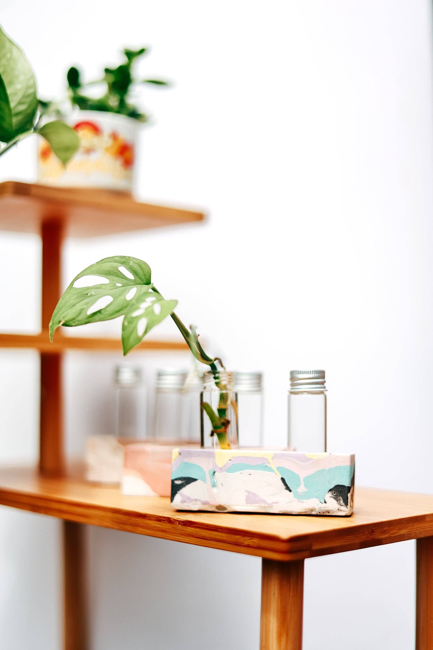 2 Vial Propagation Station Flower Bud Vase