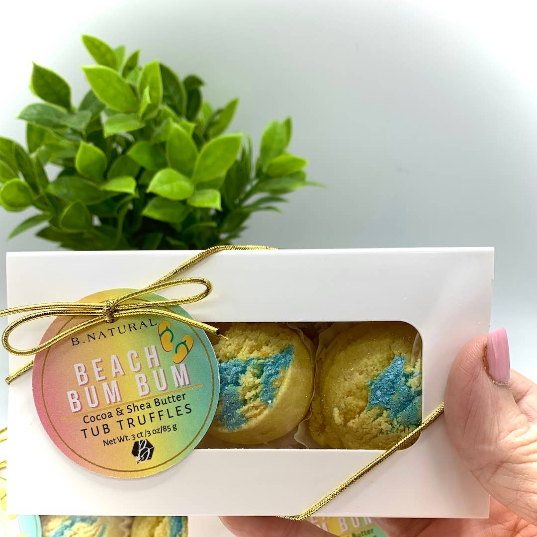 Beach Bum Bum (62 type) Tub Truffles|3 CT Gift Box