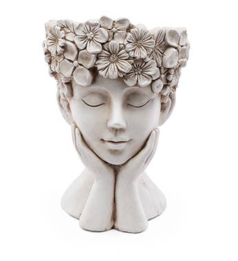 Planter, Flower Head Lady Item # 17279