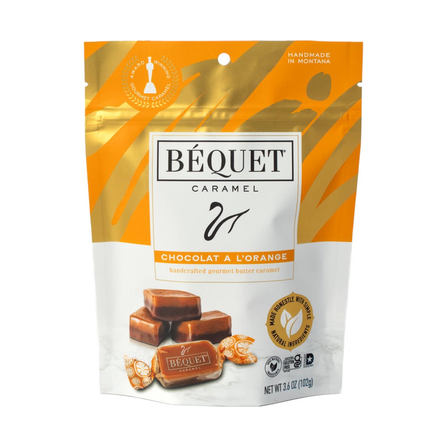 Béquet Gourmet Caramel 3.6 oz Pouch