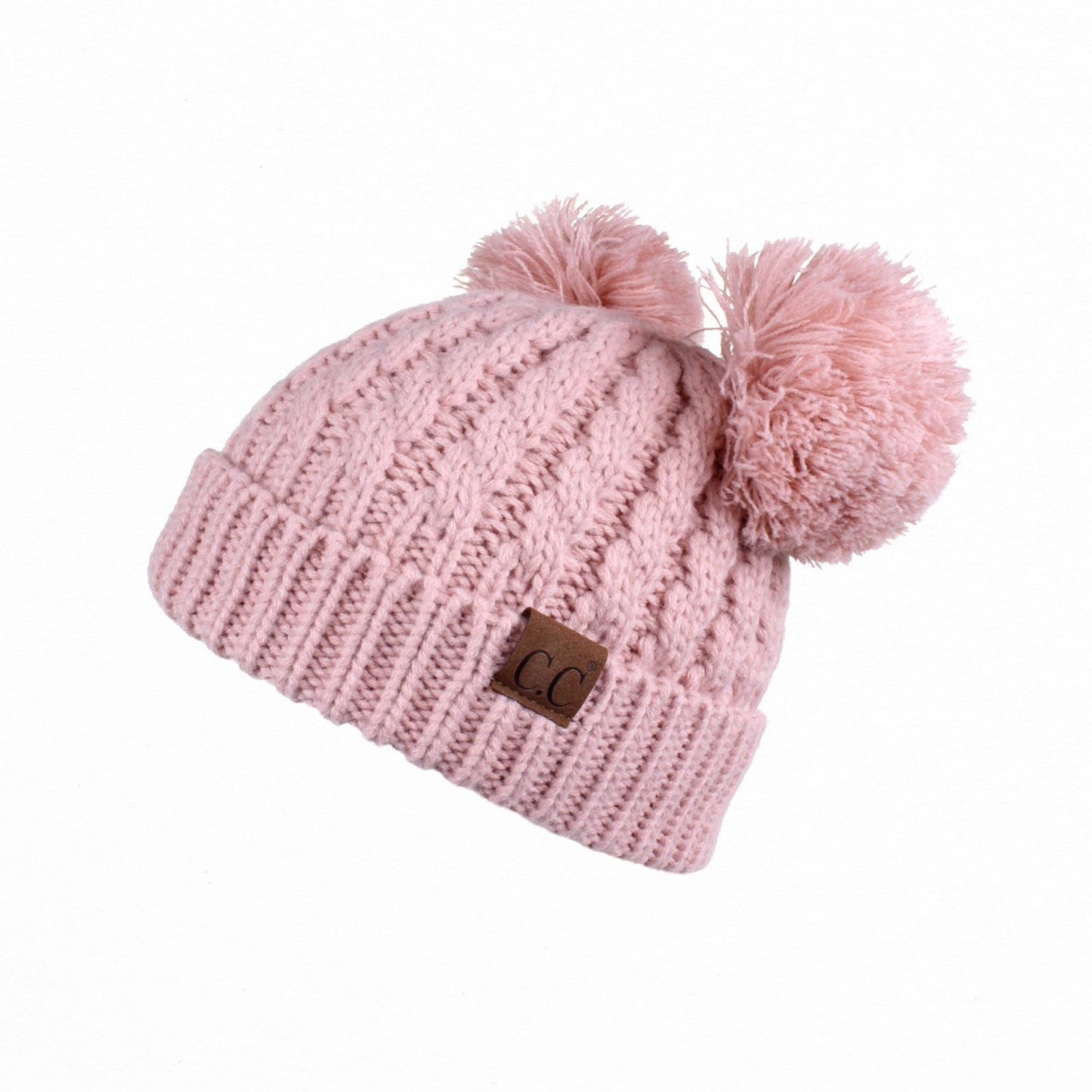 CC Kids Double Pom Beanie KIDS-24 HAT-60