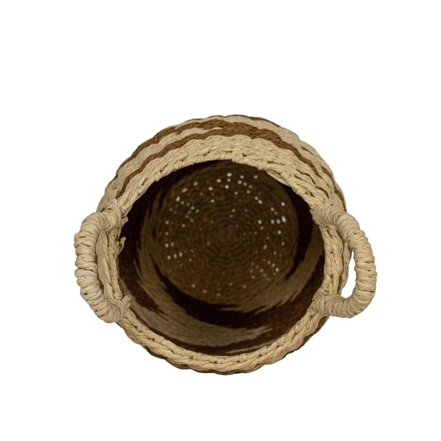 Booker Brown Basket Woven Rope