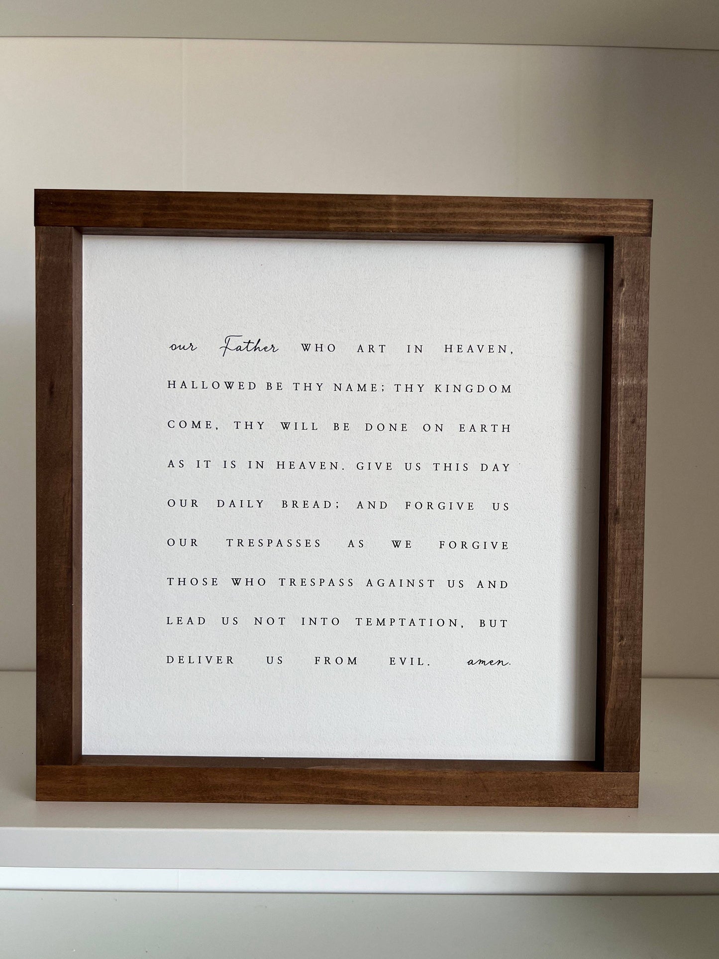 Our Father Who Art in Heaven | the Lord's Prayer