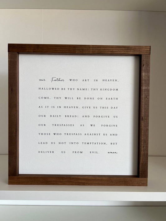 Our Father Who Art in Heaven | the Lord's Prayer
