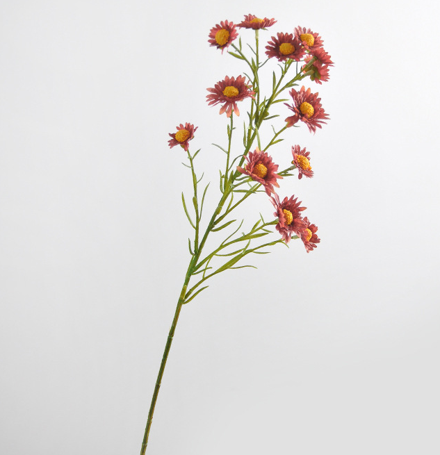 23''T Faux Mini Daisy Floral Stem, Autumn Daisies, Long Stem