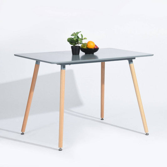 Modern 47.2” Rectangular Kitchen Dining Table - Grey