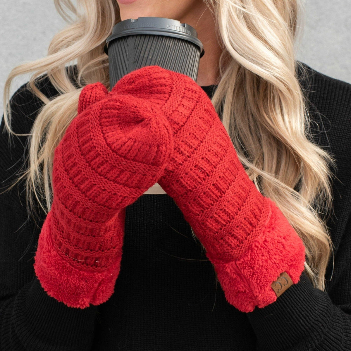 CC Sherpa Lined Mittens | 2 Sizes ( MT-25 ) ( JUNIOR-MT-25 )