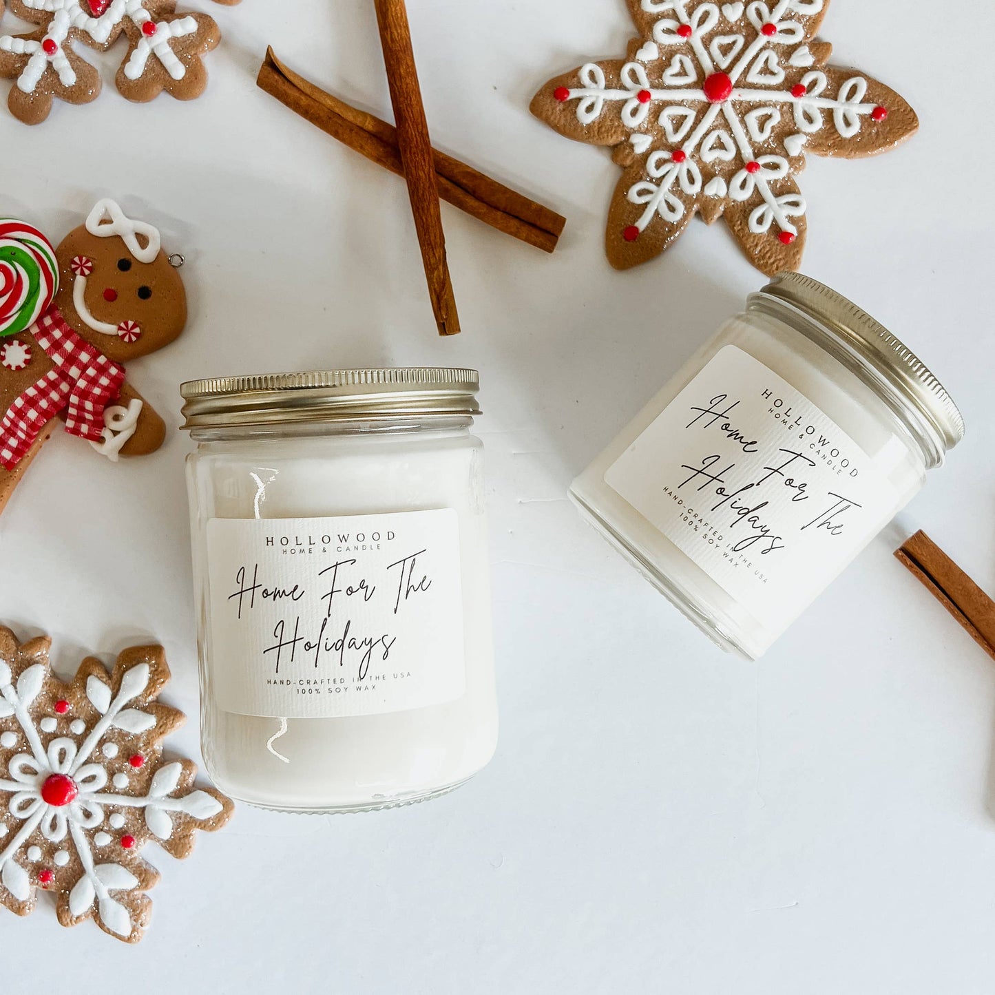 HOME FOR THE HOLIDAY |HOLIDAY CANDLE | 100% SOY WAX | 8 OZ