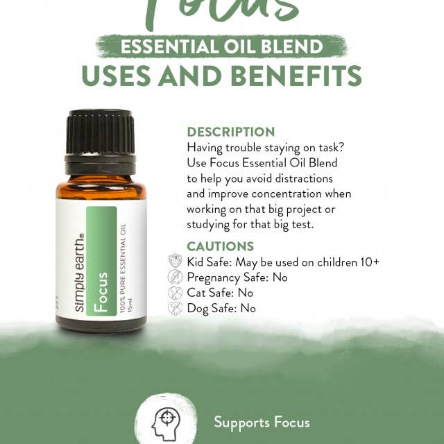 Focus Essential Oil Blend 15ml