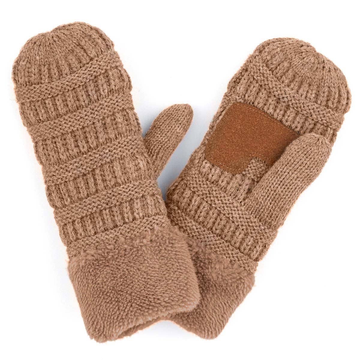 CC Sherpa Lined Mittens | 2 Sizes ( MT-25 ) ( JUNIOR-MT-25 )
