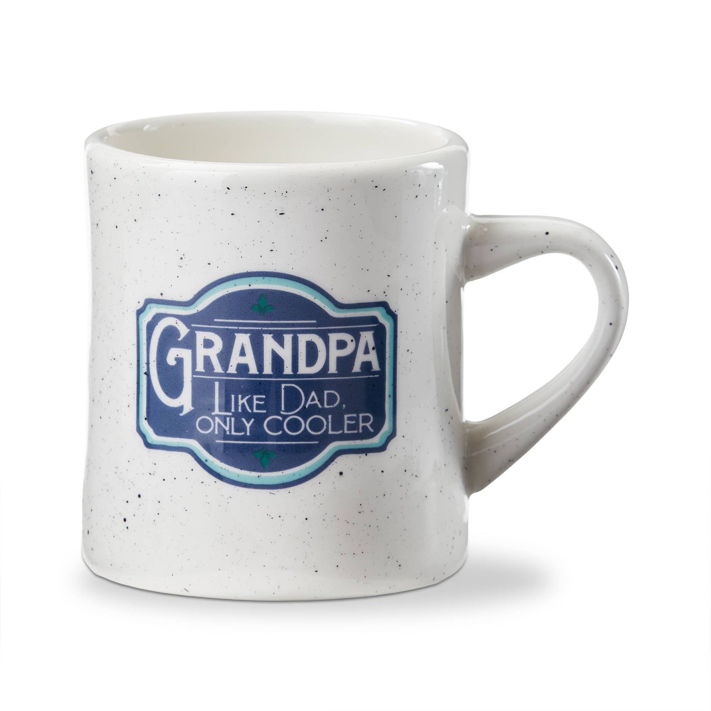Grandpa Like Dad Only Cooler Blue Multi Earthenware Mug
