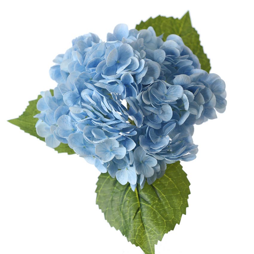 21''T Hydrangea Real Touch Fake Flower, Blooming Hydrangeas