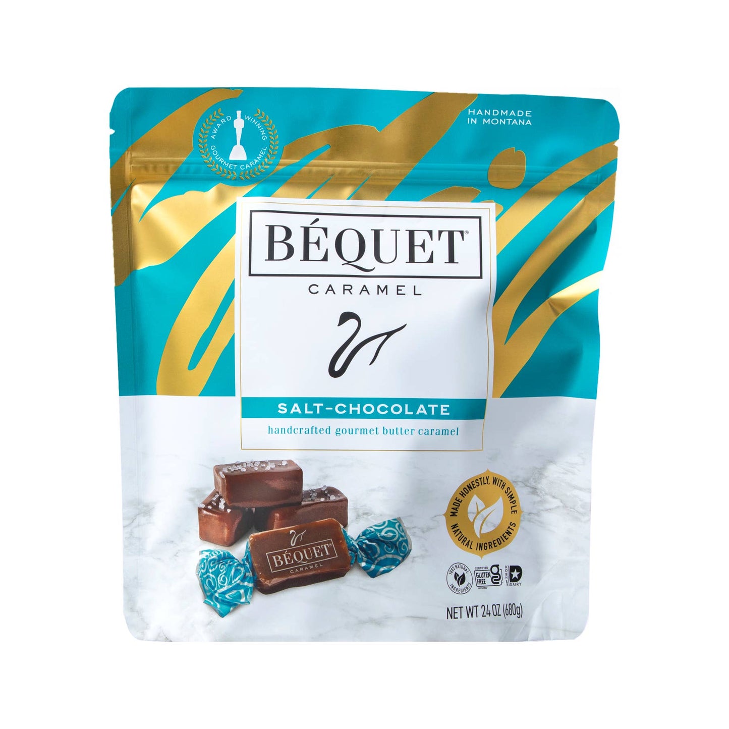 Béquet Gourmet Caramel 24 oz Resealable Pouch