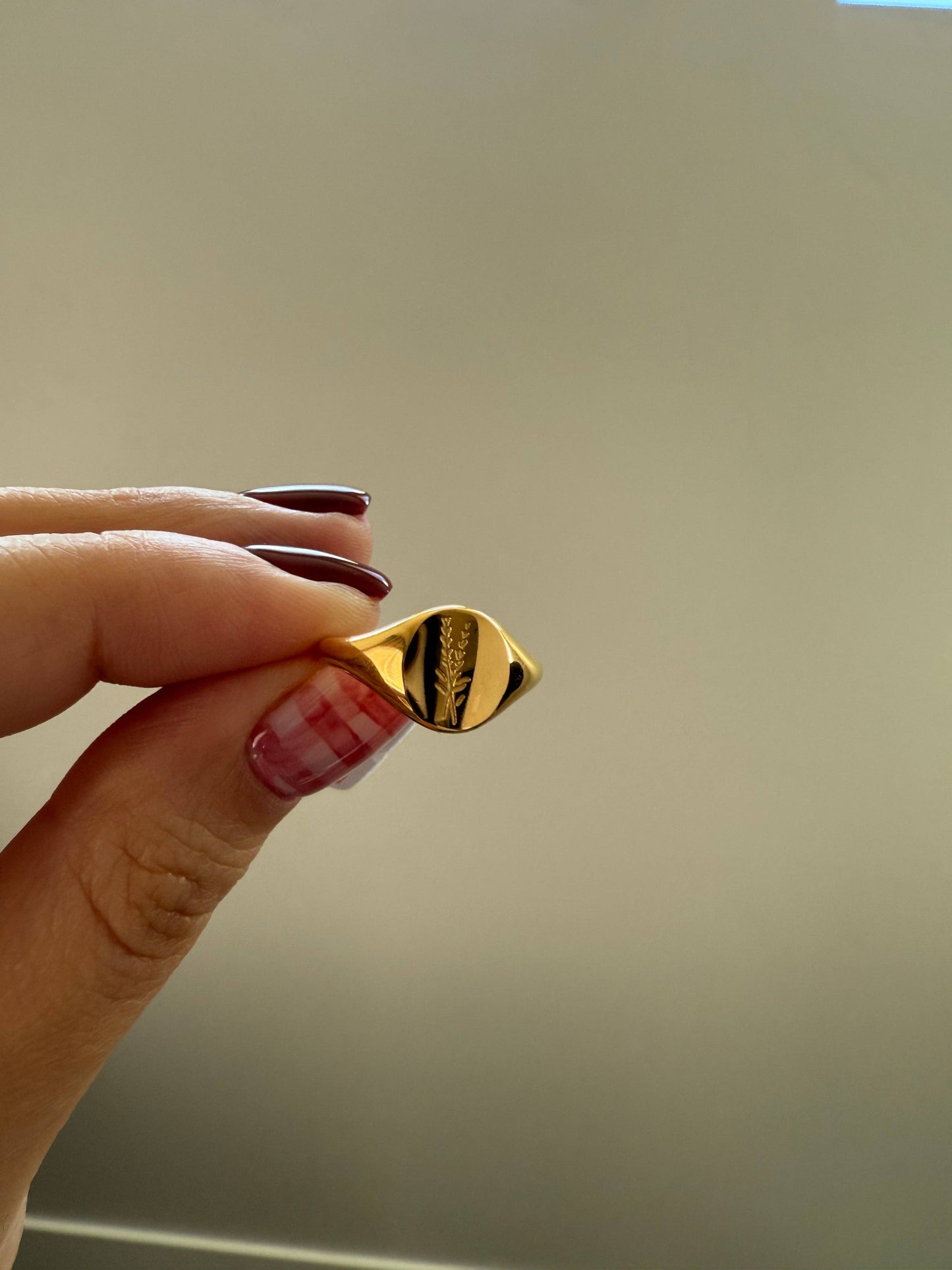 Lavender Gold Ring