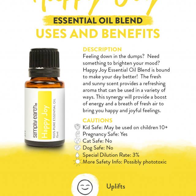Happy Joy Essential Oil Blend 15ml