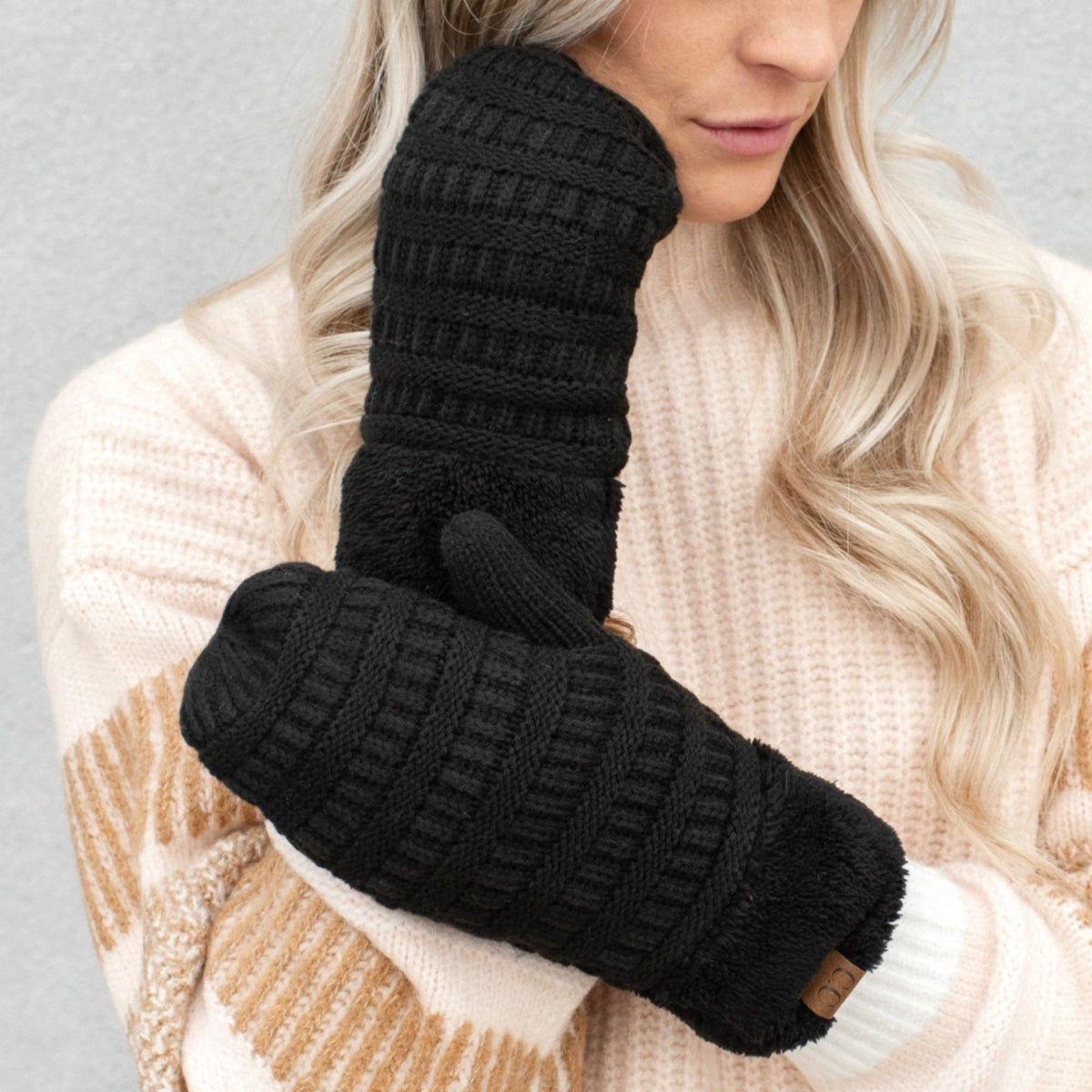 CC Sherpa Lined Mittens | 2 Sizes ( MT-25 ) ( JUNIOR-MT-25 )