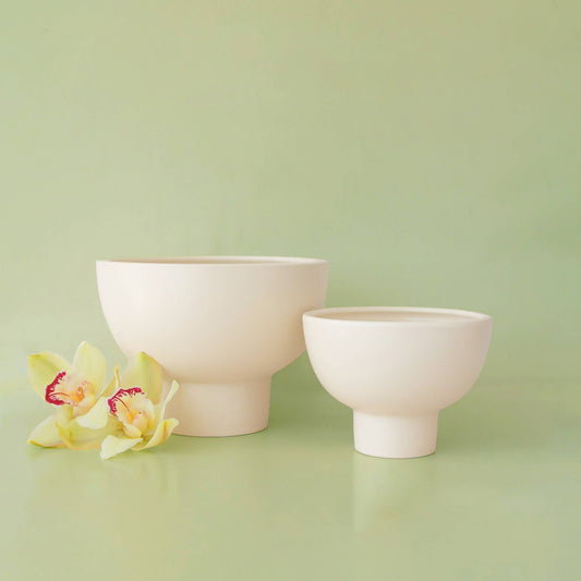 Crosby Compote | Vintage White