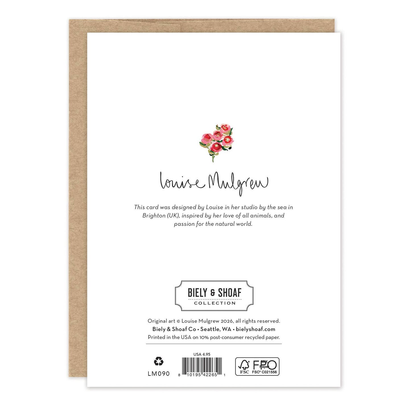 Vase of Flowers Birthday Card