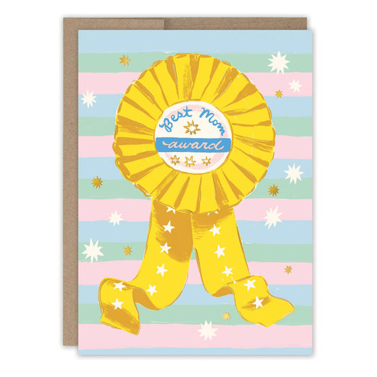 Best Mom Award Mother's Day Card