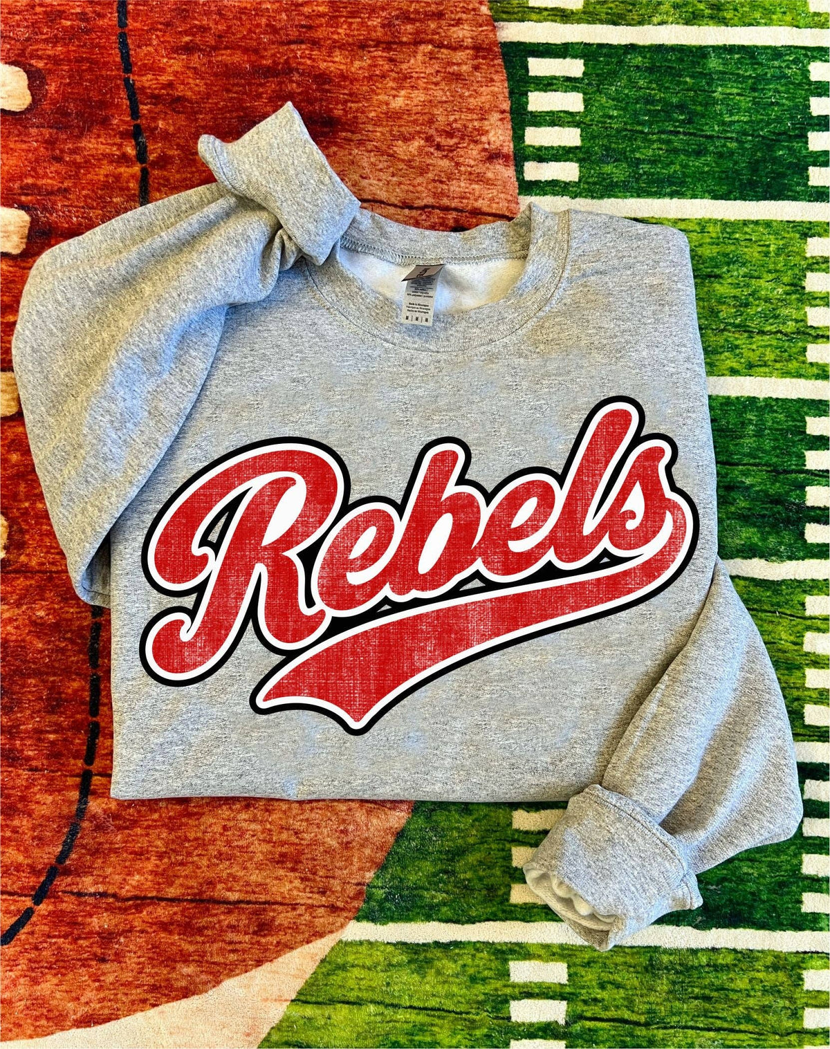 Retro Script Mascot Sweatshirt (SPIRIT1224-DTG-SS)