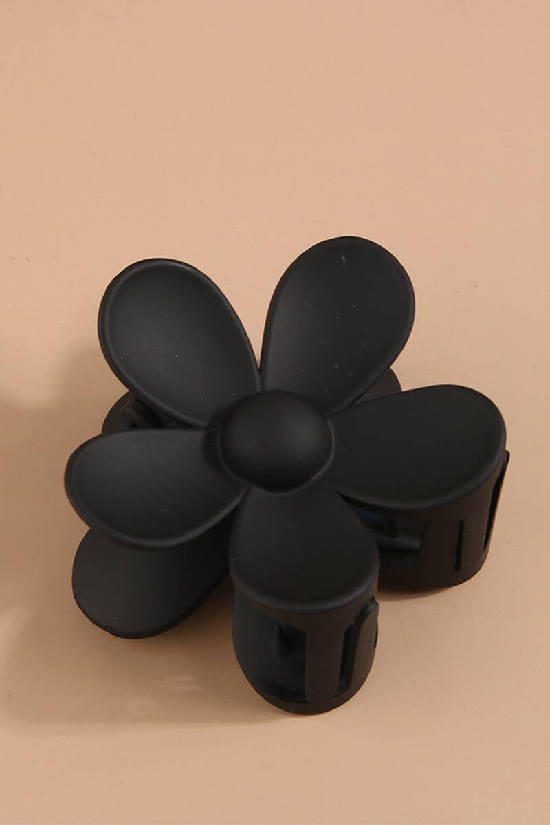 MATTE CUTE FLOWER HAIR CLAW CLIP_CWAHA0089