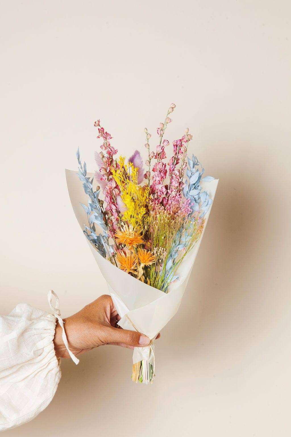 Pastel Dried Flower Mini Bouquet