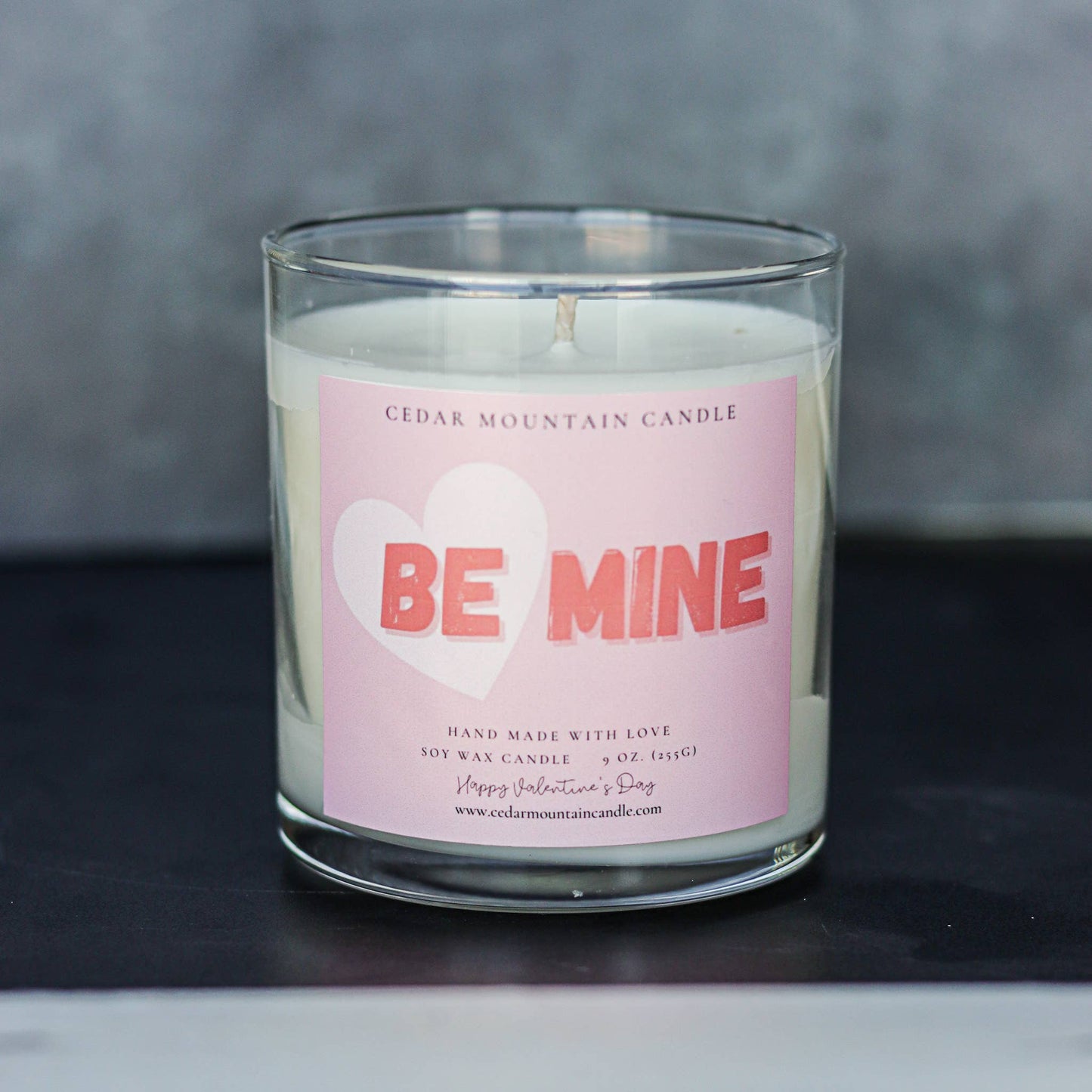 Be Mine - Valentine's Day Soy Candle - 9 oz Whiskey Jar