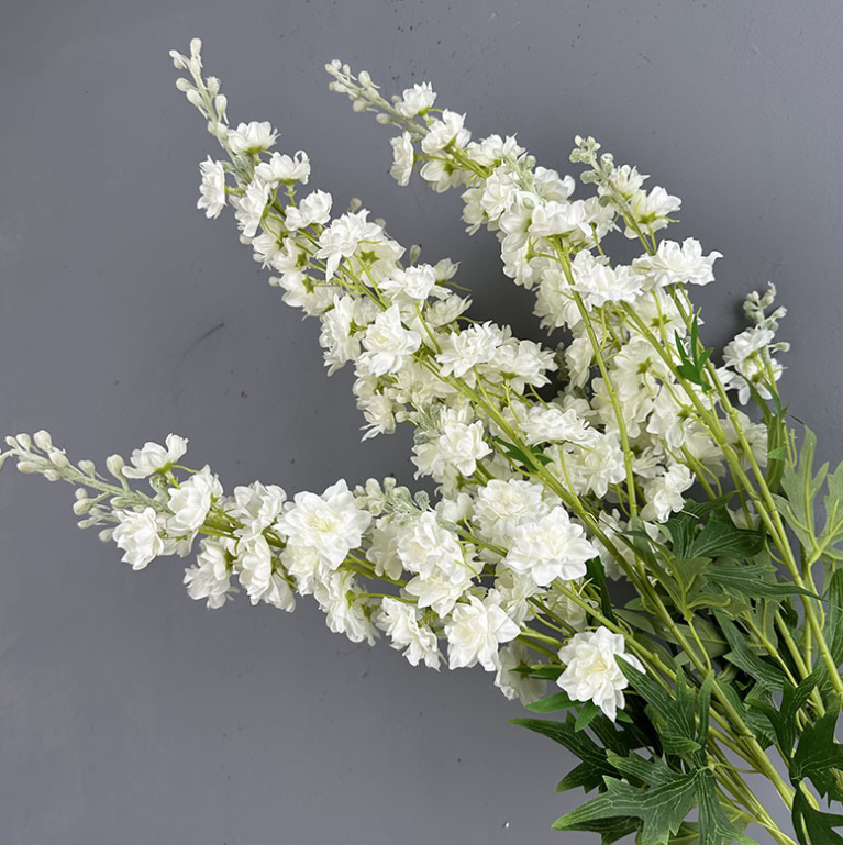 33''T Silk Delphinium Flower Stem, Srping/Summer Decorations