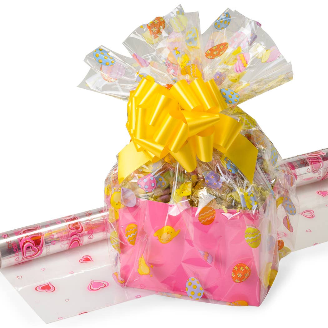 All Occasion Print Cello Basket Wrapping Rolls