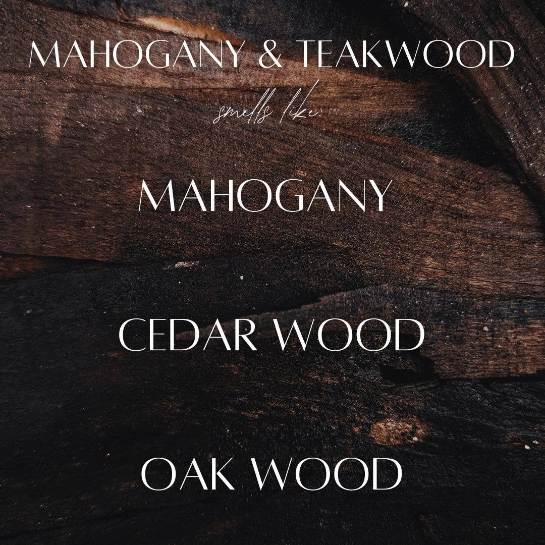 Mahogany & Teakwood - 3 Wick Jar Candle