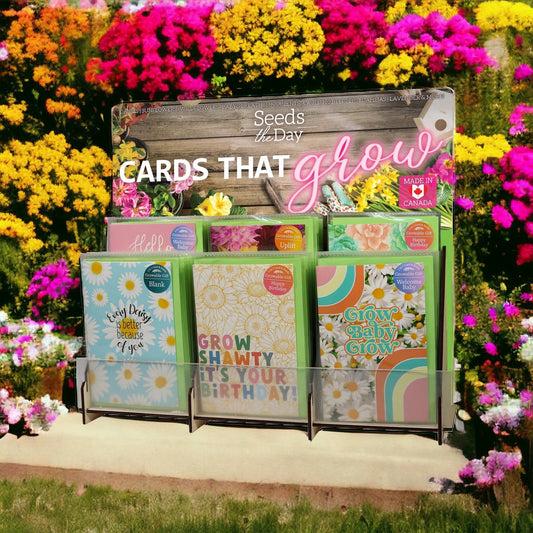 SEED PACKET GREETING CARDS | FREE Display w/36+ Cards