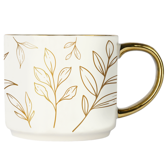 *NEW* Gold Leaves Coffee Mug - Fall Decor & Gifts