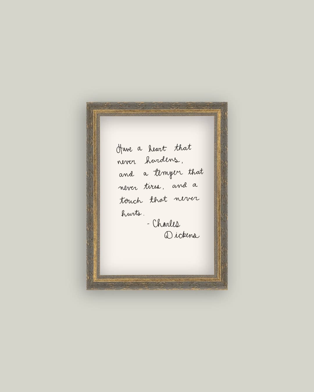 Have A Heart Framed Antique Print