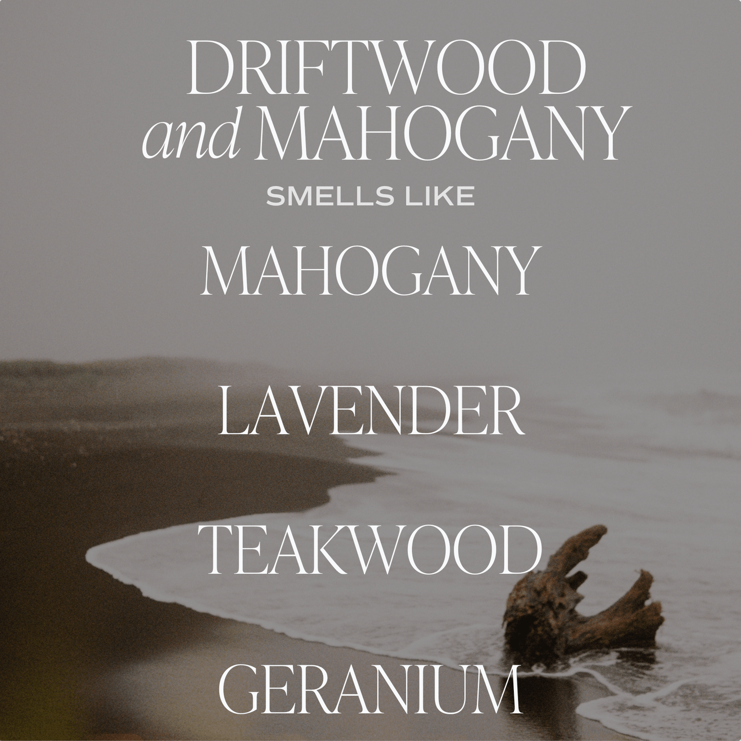 *NEW* Driftwood and Mahogany 15 oz Candle, Matte Jar - Gifts