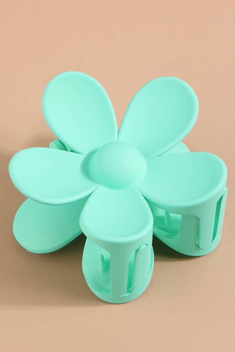 MATTE CUTE FLOWER HAIR CLAW CLIP_CWAHA0089