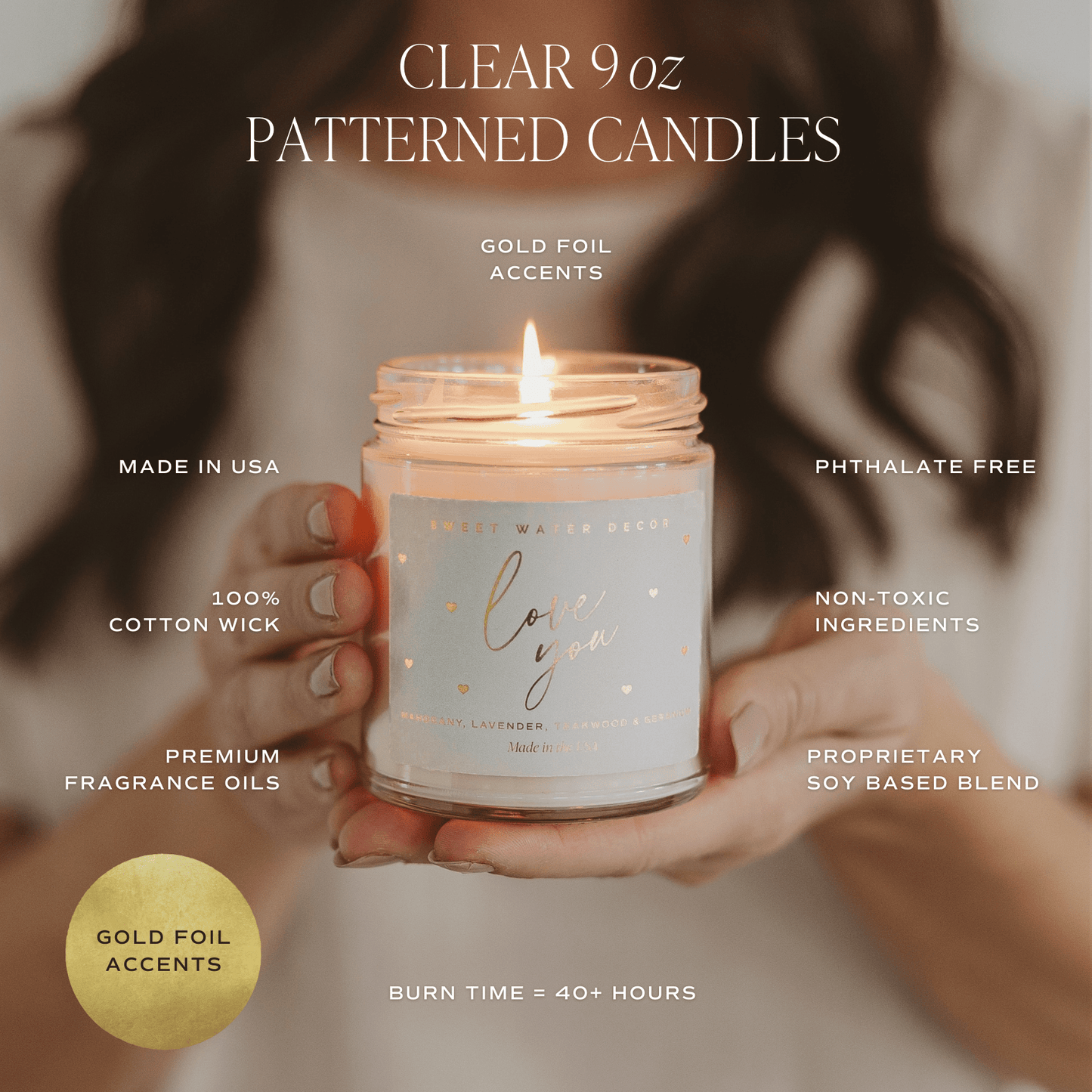 *NEW* Palo Santo Patchouli 9 oz Soy Candle - Home Decor
