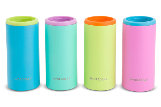 12oz Slim Can Coolie – Assorted Bright Colors
