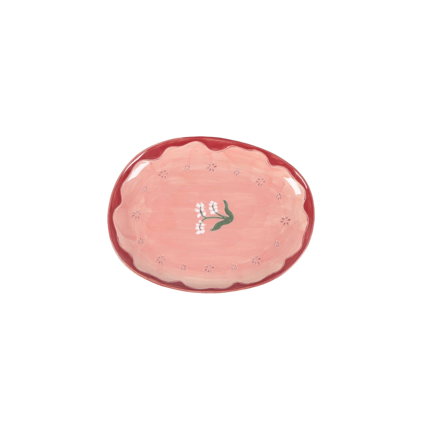Lily of the Valley Ceramic Trinket Tray