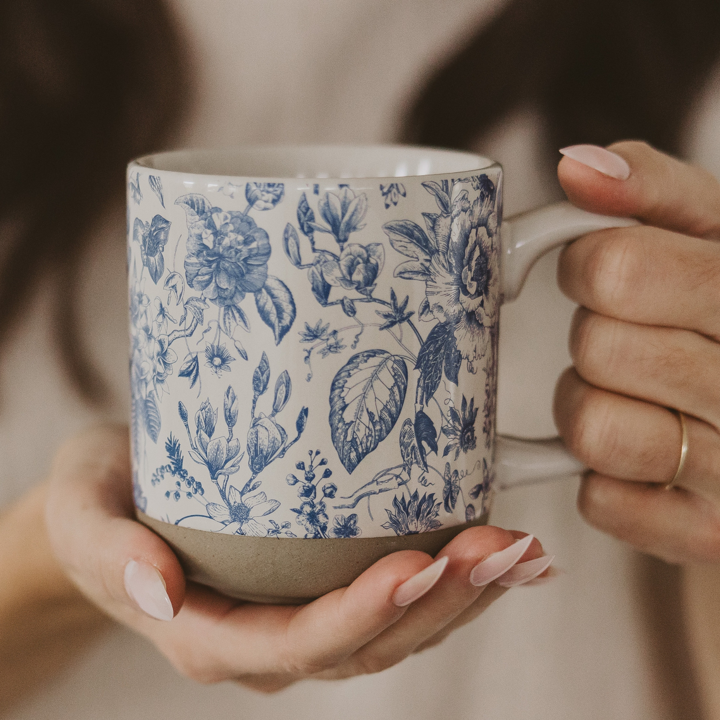 Blue Delft Stoneware Coffee Mug - Home Decor & Gifts