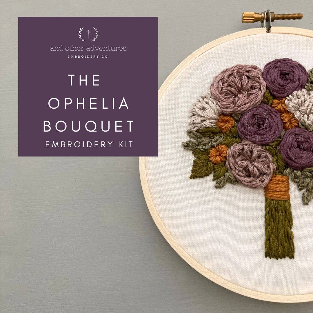 Hand Embroidery Kit - The Ophelia Bouquet