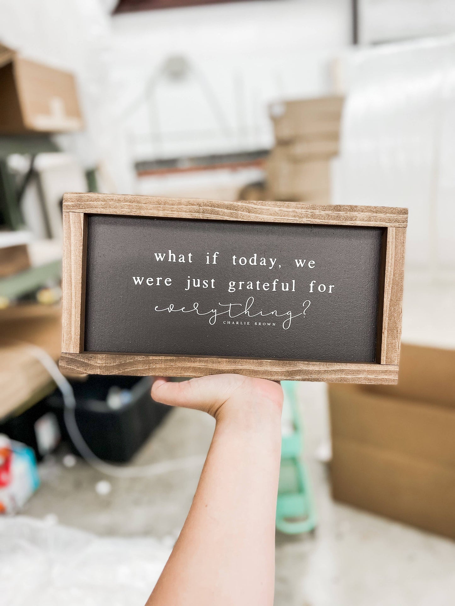 What If Today, We Were Just Grateful | Home Decor